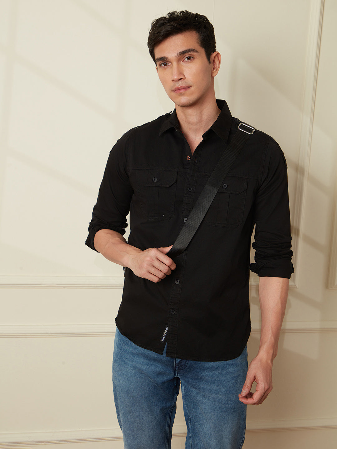 Solid Prime Black Shirt