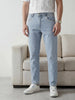 Faded Anti Fit Denim Jeans | Light Blue