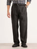 Loose Fit Pleated Trouser | Grey