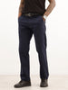Straight Fit Solid Trouser | Navy Blue