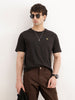 Solid Slim Fit T-Shirt | Black | WKTS9801/NS