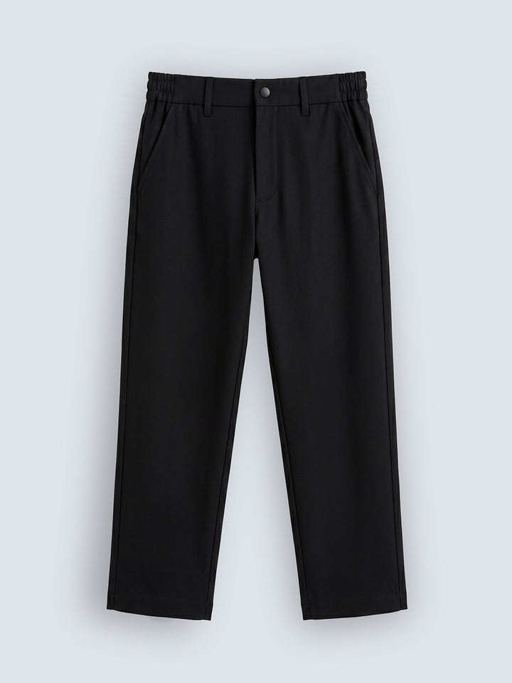 Travelite Straight Fit Trousers | Black