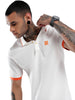 Bold White Tipped Collar Polo