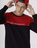 Wrogn Life Red & Black Sweatshirt