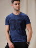 Numeric Print Abstract T-Shirt