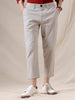 Classic Tapered Fit Grey Trousers