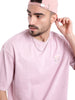 Travel Mode Pink Oversized T-Shirt