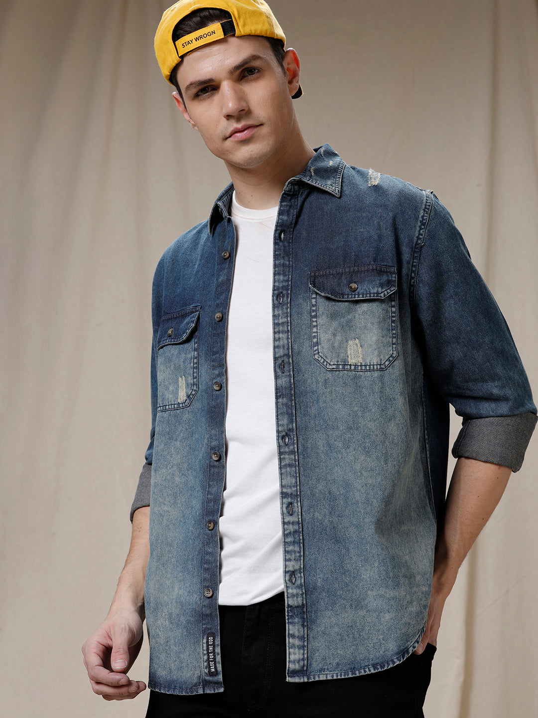 Oversized Denim Shirt