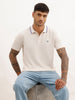 Classic Tipping Collar Polo T-Shirt | Beige | WWTS236F