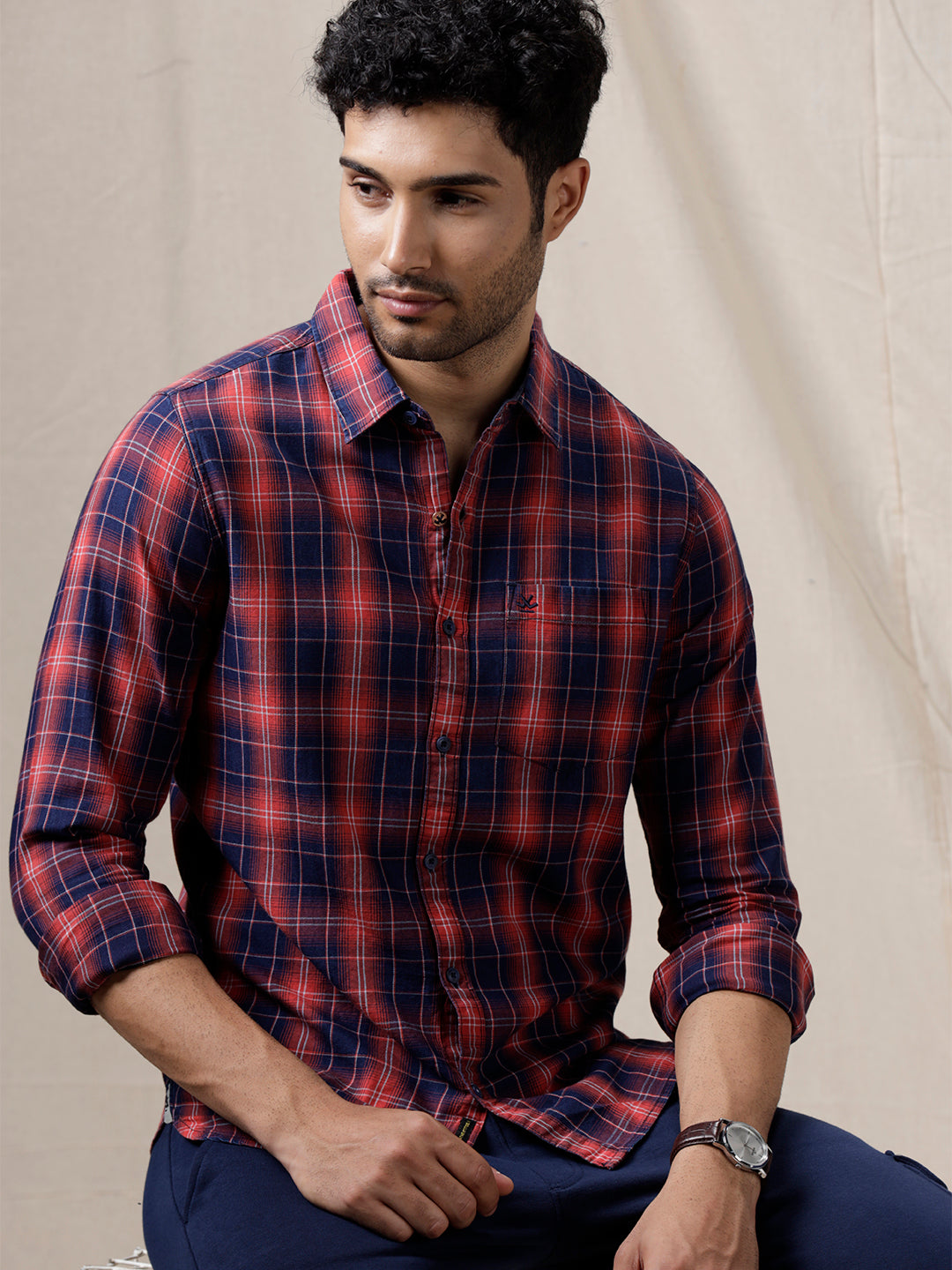 Checked On Point Casual Shirt