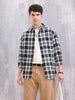 Textured Checkered Shirt | Green