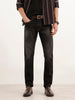 Faded Slim Fit Denim Jeans | Black