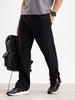 Solid Relaxed Fit Joggers  | Black