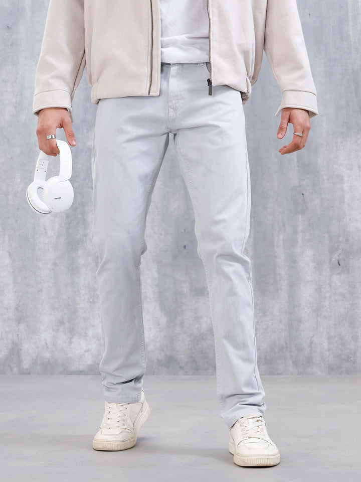Men's Casual Slim Fit Jeans | Grey