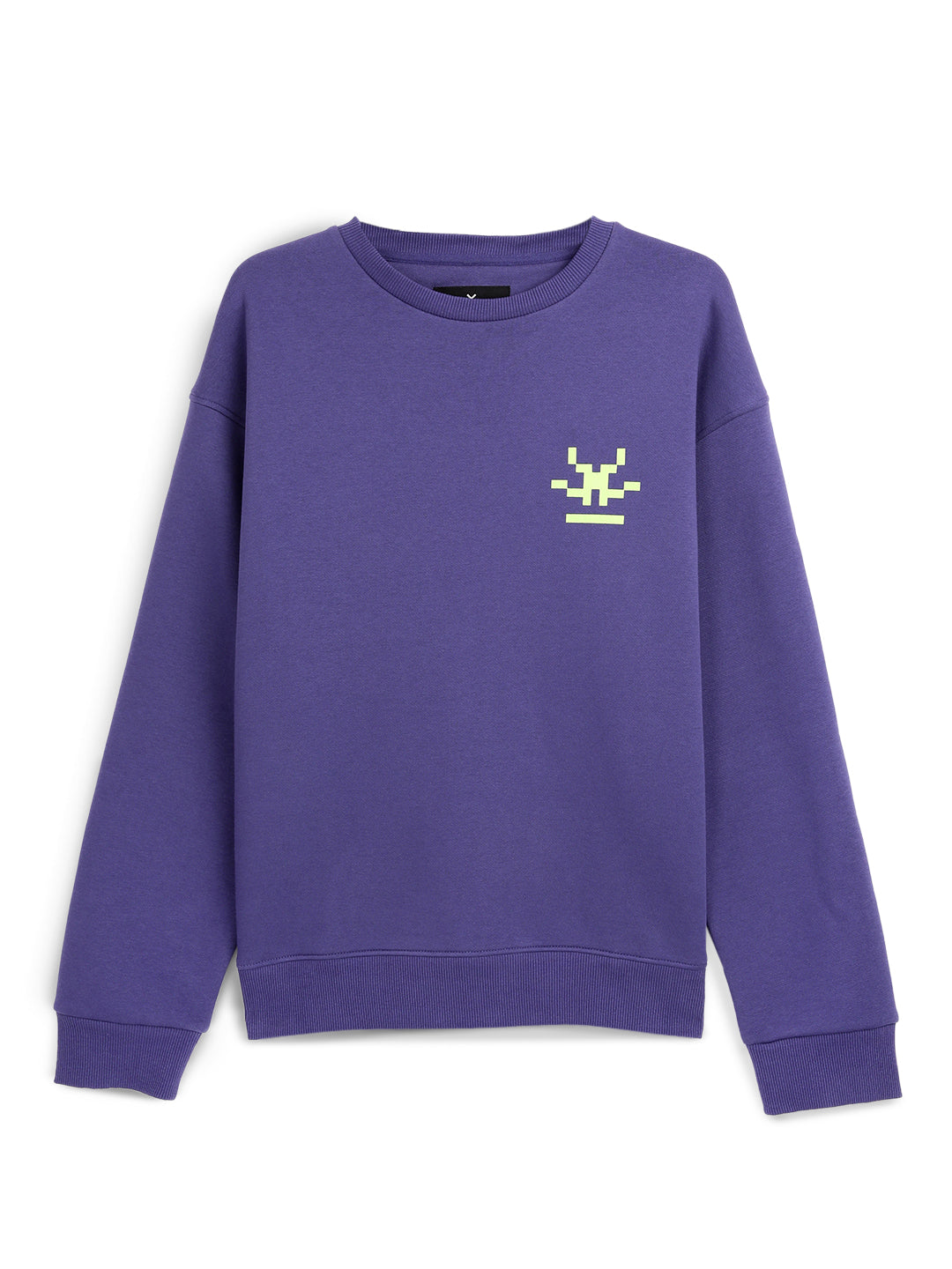 Elite Purple Back Printed Sweatshirt