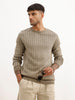 Classic Knitted Full Sleeve Sweater | Green