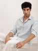 Classic Comfort Fit Checkered Shirt | Blue