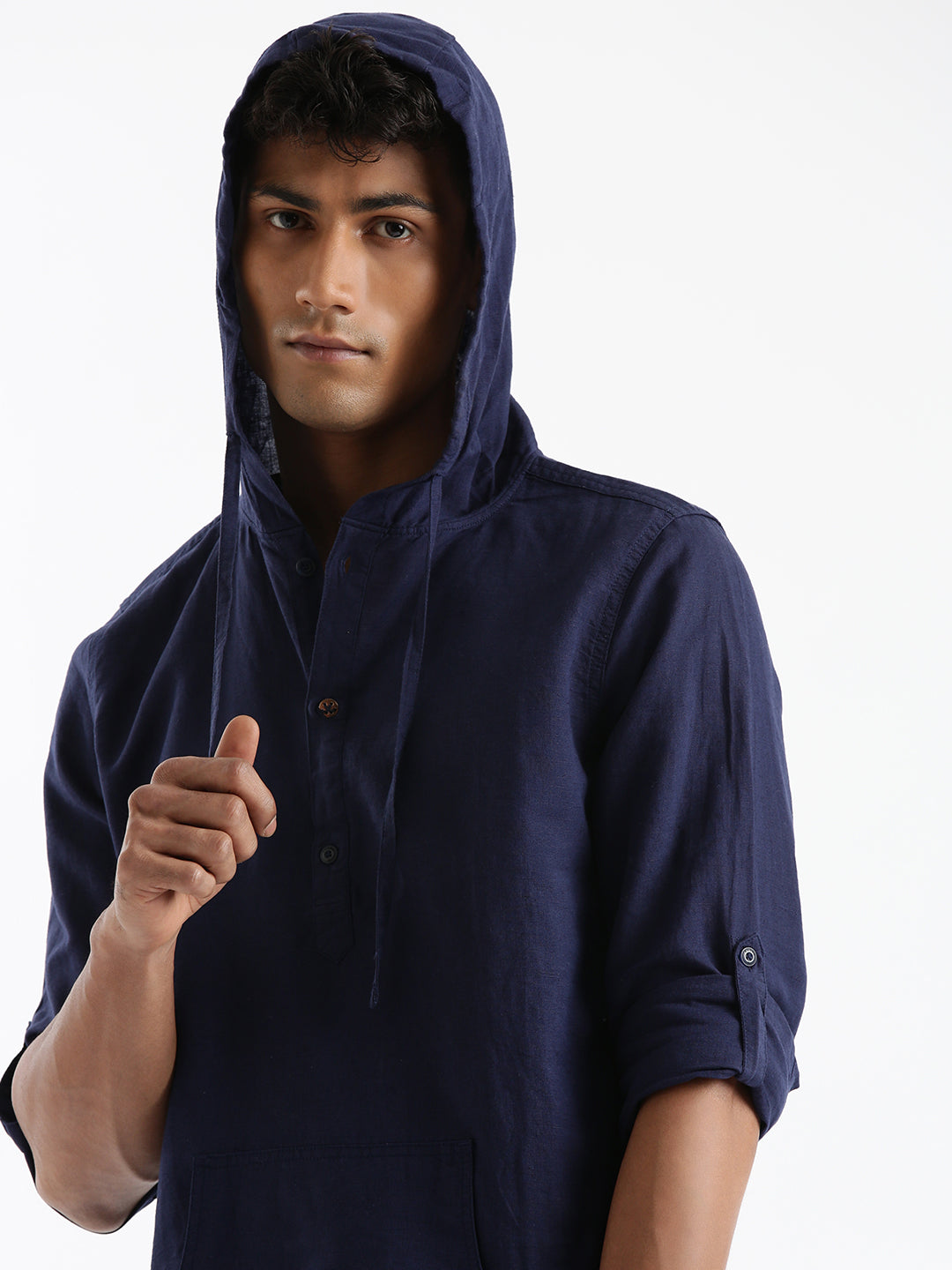 Hooded Casual Shirt