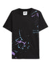 Paint Splash Printed Black T-Shirt