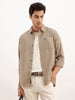 Classic Regular Fit Checkered Shirt | Khaki