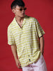 Cursive AOP Lime Shirt