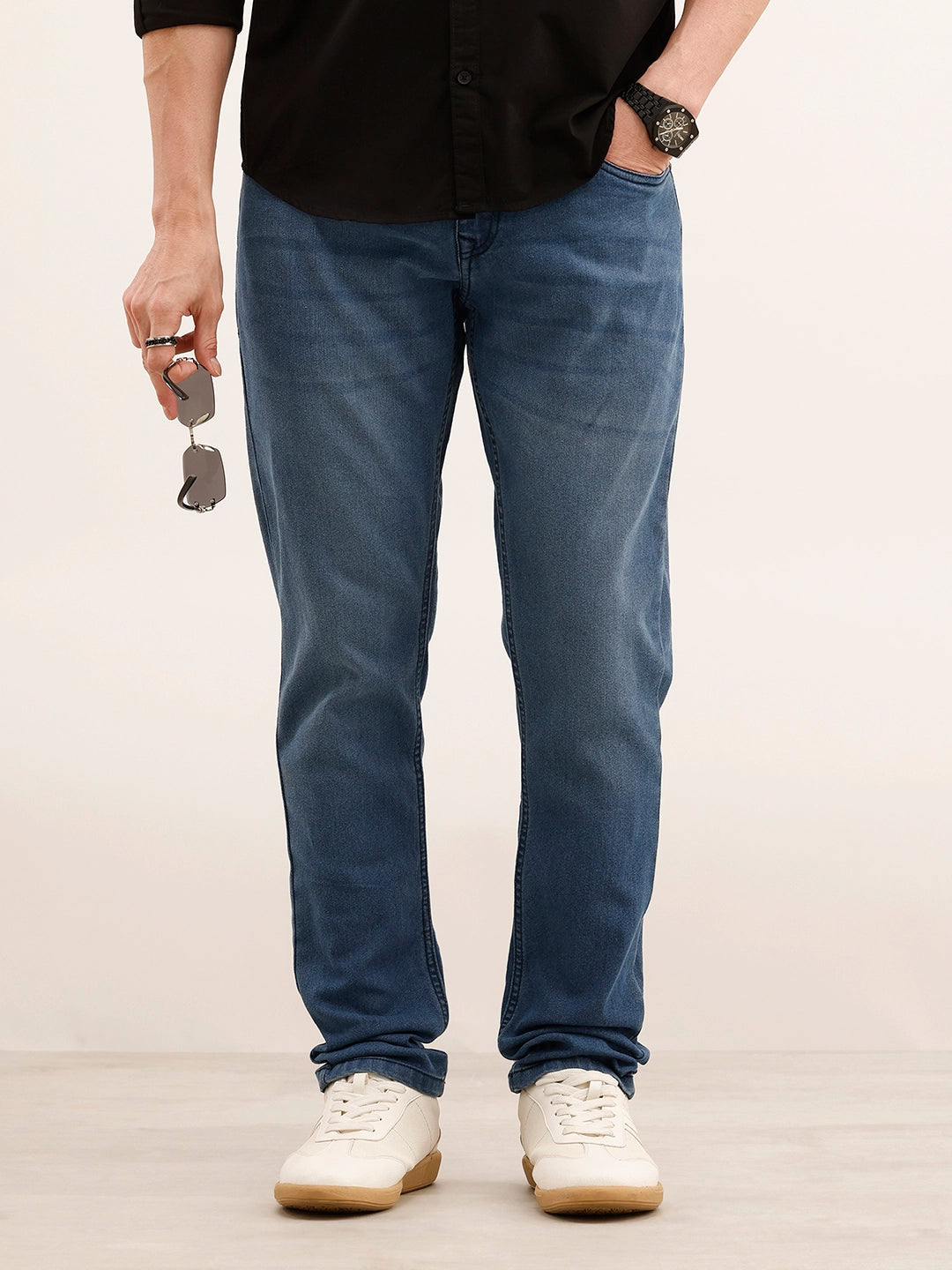 Slim Fit Denim Jeans | Light Blue