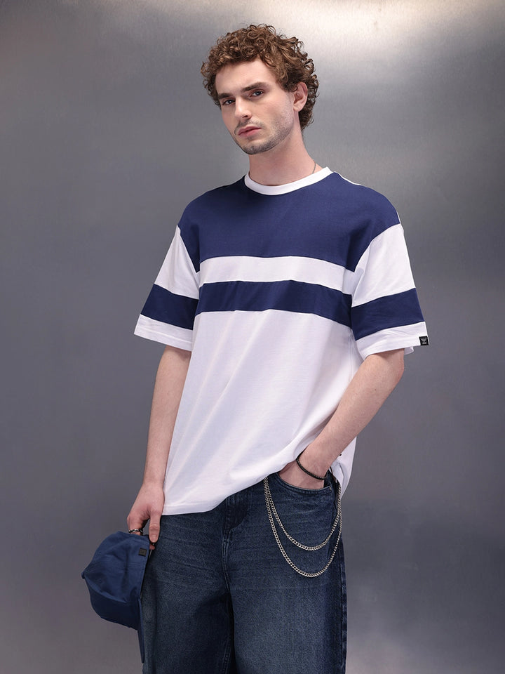 Cut & Sue Oversized T-Shirt  | Navy Blue