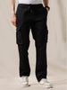 Black Cargo Utility Trackpants