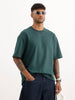 Core Basics Oversized Fit T-Shirt | Green