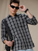 Black Checked Full Sleeve Shirt