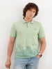 Slim Fit Placement Printed Polo | Green