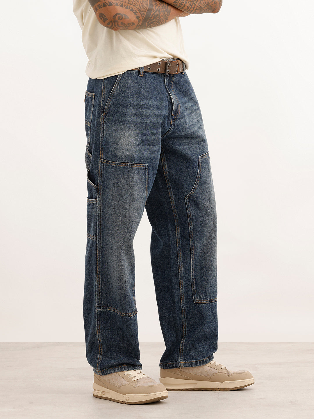 Classic Loose Fit Carpenter Denim Jeans | Blue | WJN0200LS2131S