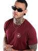 Maroon Classic Logo Printed T-Shirt