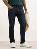 Faded Slim Fit Denim Jeans | Blue