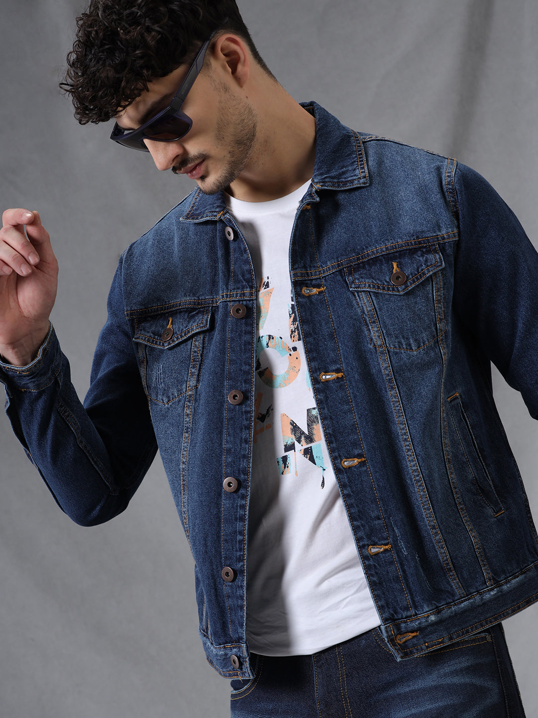 Buy Reliable Off White Denim Solid Jackets For Men Online In India At  Discounted Prices