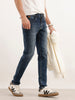 Washed Slim Fit Denim Jeans | Blue
