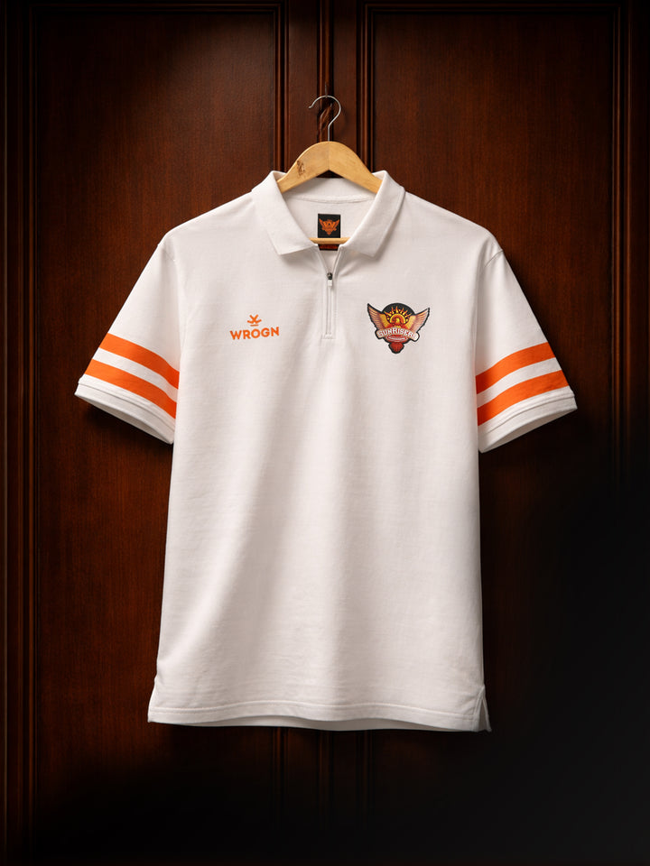 Wrogn x SRH Travel Polo | White