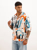 Regular Fit AOP Hoodie | Multicolour