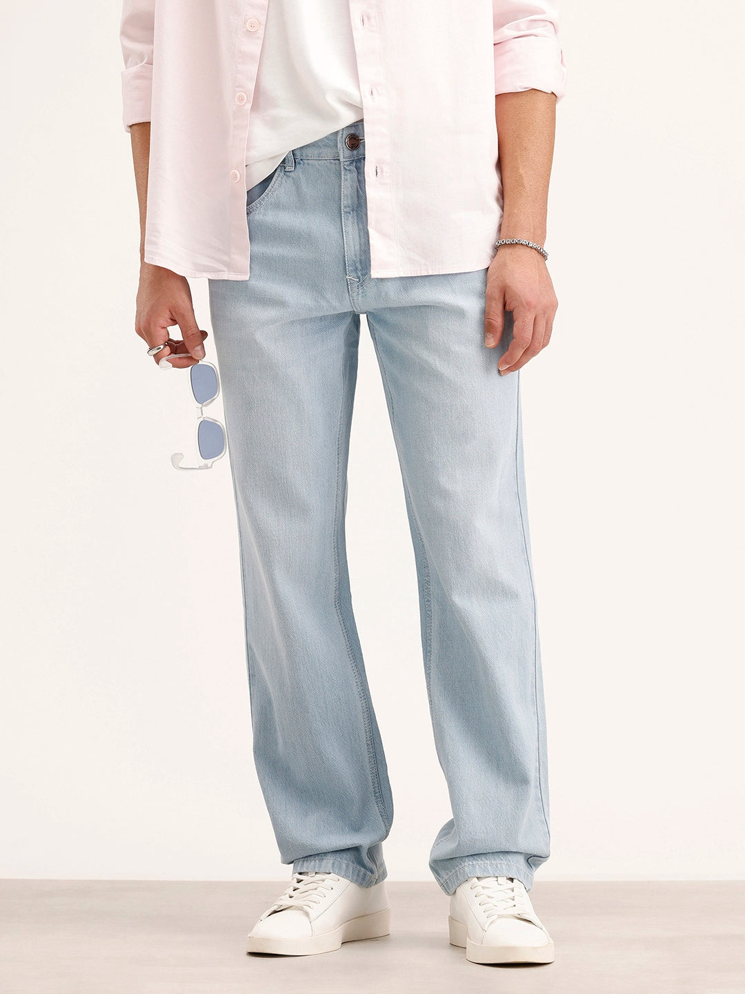 Anti-Fit Denim Jeans | Light Blue
