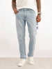 Solid Slim Fit Denim Jeans | Blue