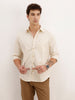 Solid Regular Fit Full Sleeve Shirt | Beige