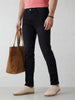 Solid Slim Fit Denim Jeans | Black