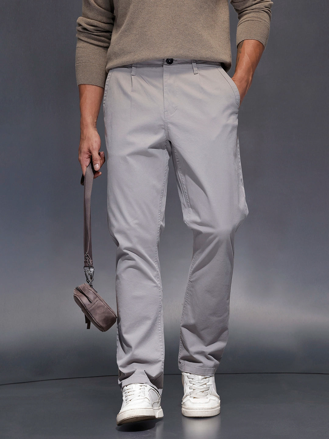 Men's casual relax fit trouser | Grey