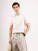 Classic Emroidered Patch T-Shirt   |  Beige