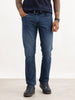 Solid Slim Fit Denim Jeans | Blue