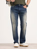 Anti Fit Distressed Denim Jeans | Blue