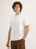 Textured Comfort Fit T-Shirt | White