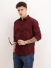 Classic Regular Fit AOP Shirt | Brown | WPSH0602M