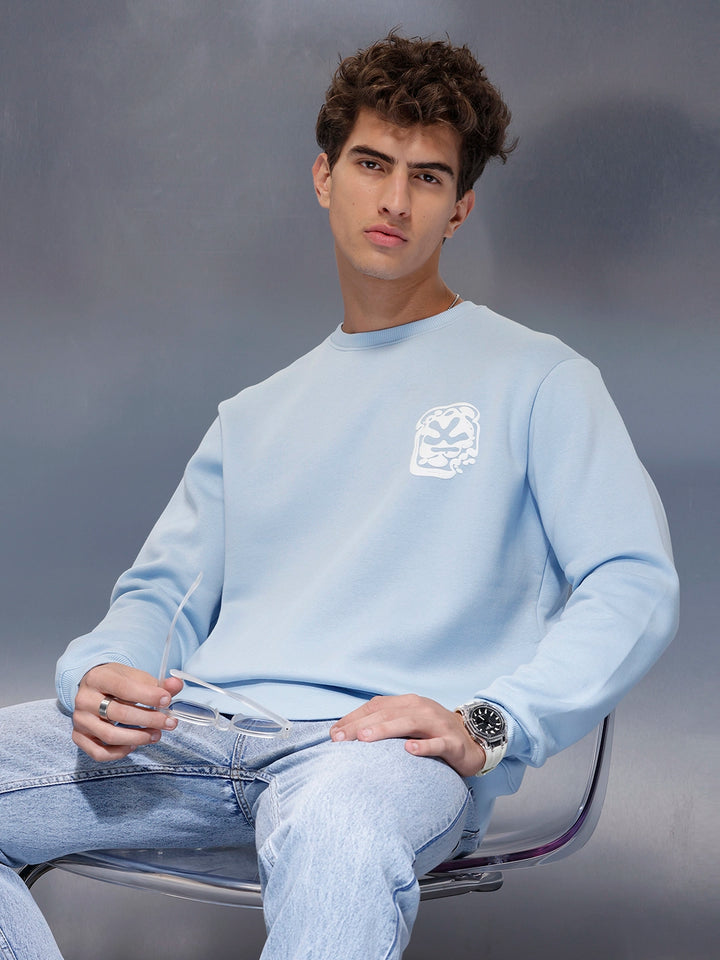 Essential Pastel Crewneck Sweatshirt | Light Blue