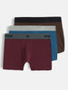 Soft Cotton Solid 3-Pack Trunks